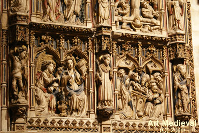 Escenas del retablo