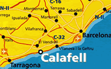 Localització de Calafell