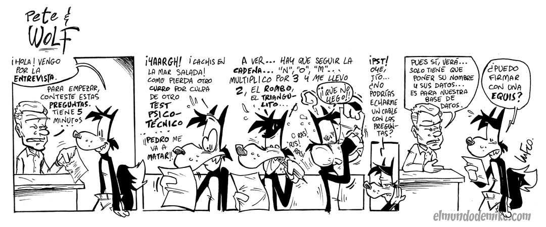 Mis tiras comicas: Pedro y Lobo Mis tiras comicas: Pedro y Lobo