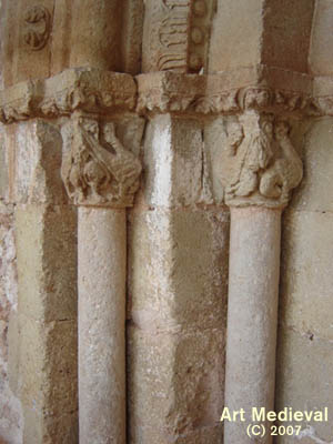 Columnas de la portalada