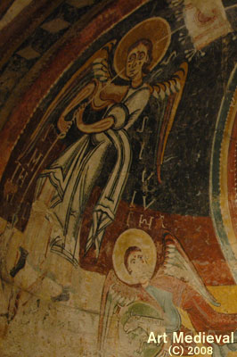 Sant Miquel i imatges del Tetramorf conservats al MNAC