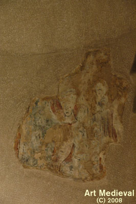 Pinturas de la absidiola sur conservadas en el MNAC