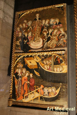 Fragment del retaule de Santa Úrsula i les Onze Mil Verges