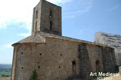 Vista del templo desde el norte