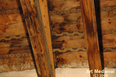 Detall de la coberta de fusta