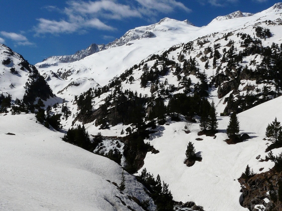 Aneto, glacera, Forau d'Aigualluts