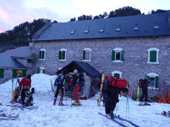 Refugi de la Renclusa: La sortida