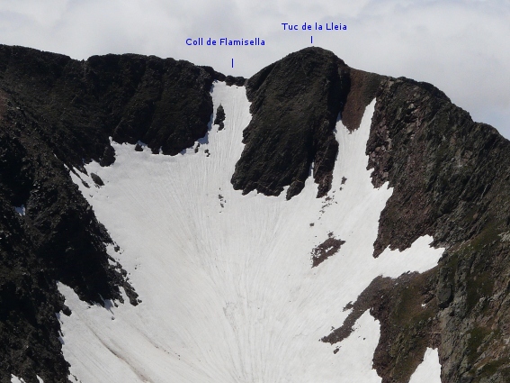 Coll de Flamisella des del Pic de Certascan