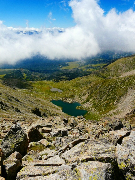 Coma i Estany Gran de Setut des del cim